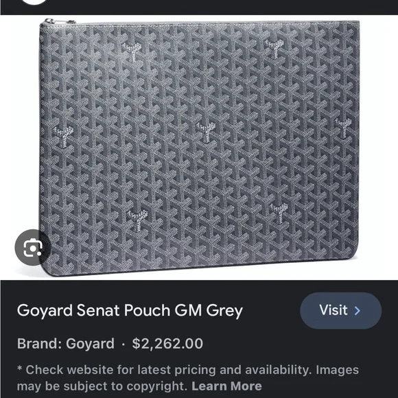 Mint genuine Goyard computer bag